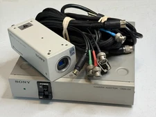 Sony DXC-390 3CCD Color Video Camera and Sony CMA-D2 Camera Adapter with Cables