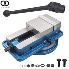 6" Lock Vise Precision Milling Drilling Machine Bench Clamp Clamping Vice