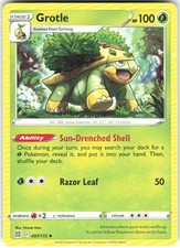 Grotle 007/172 Brilliant Stars BRS NM Pokemon Card TCG