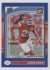 2024 Panini Donruss Optic Rated Rookie Blue Glitter Prizm Jaden Hicks #237 0rd2