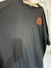 Men's Black "God Is The Plug" Religious Graphic Cotton Crew Neck T-Shirt 3XL