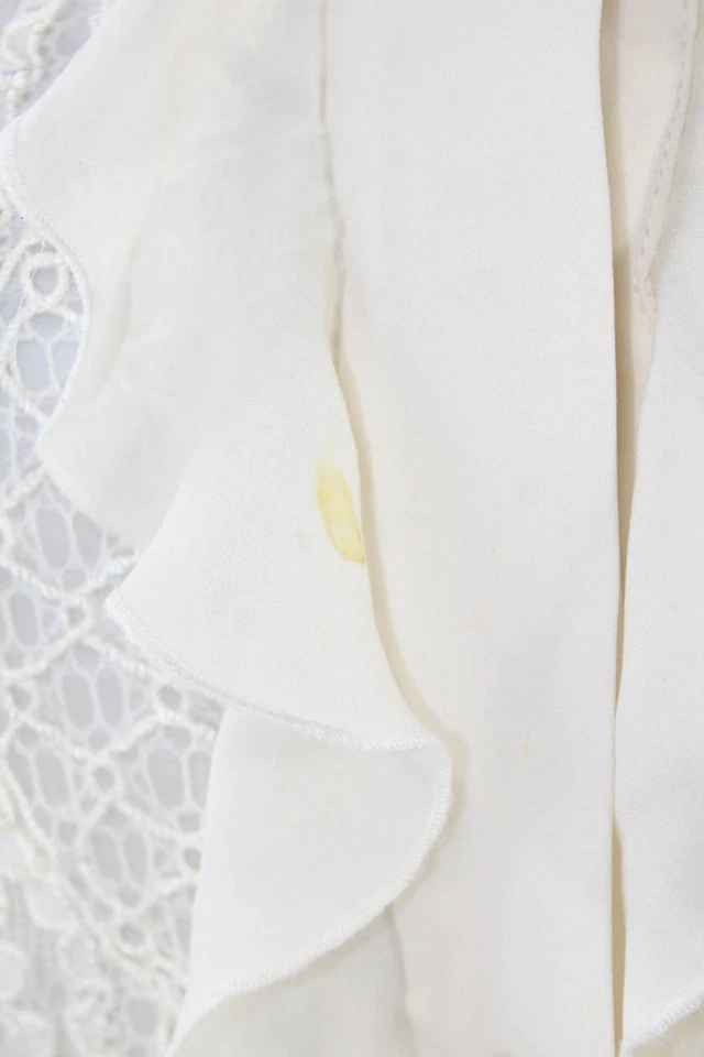 Blusa Alexis Mujer Bohemia Cuello Redondo Manga Larga Beige Talla L Foto 4 de 4