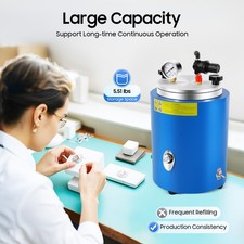 Wax Injector with Double Nozzle for Jewelry 3...