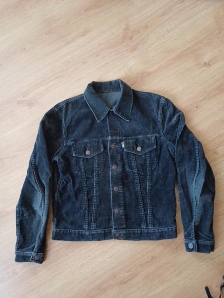 Women Levi's Jacket Grey Corduroy 36 / S / 44
