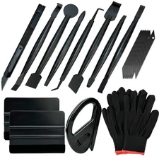 Umaki Automotive Vinyl Wraps Tools Tint Film Kit with 2 Pairs Vinyl Wrap Glov...