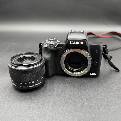 Canon EOS M50 Mark II 4K 24.1MP 15-45mm Lens Mirrorless Digital Camera
