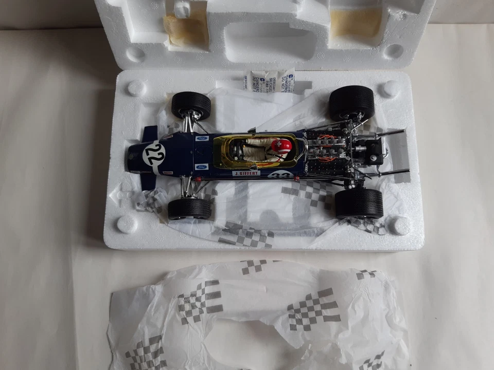 EXOTO 1/18 - LOTUS FORD TYPE 49B #22 / J. SIFFERT  WIN. BRITISH GP  1968 (97009) - Photo 3/4