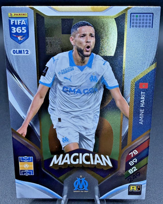 Amine Harit 2026 Adrenalyn XL FIFA 365 Mago OLM12 Olympique de Marseille NM