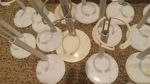 Vintage Doll Stands Lot Of 54 Assorted Styles And Sizes 6" - 34" - Picture 9 of 10