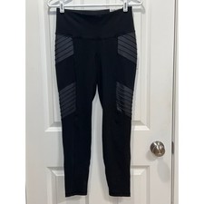 NWT Old Navy Medium Active Go Dry Elevate Legging Black Compression Stretch