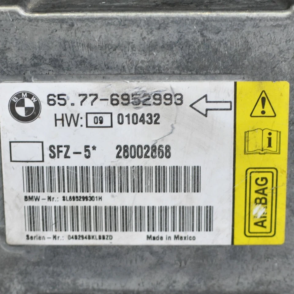 Centralina BMW 5 E60 2004 SRS 6952993 - Immagine 3 di 4