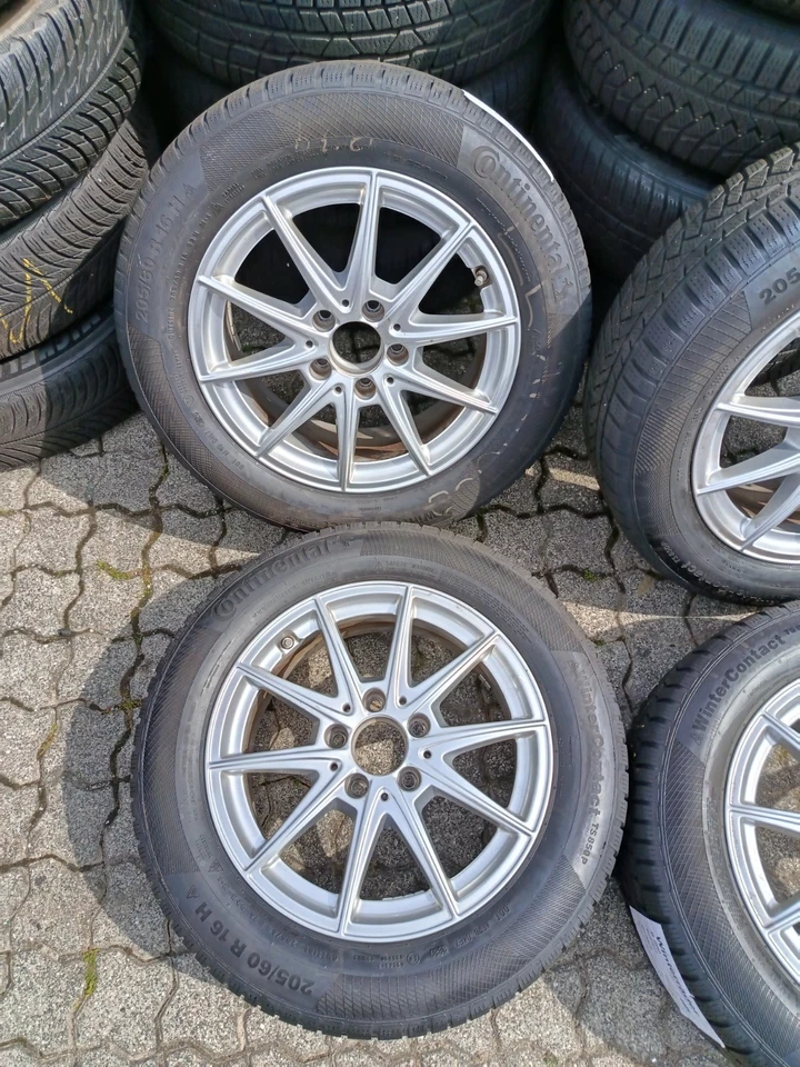 Mercedes A B Klasse CLA W177 W247 W118 205/60 R16 Winter Räder Winterräder ALU - Bild 3 von 4