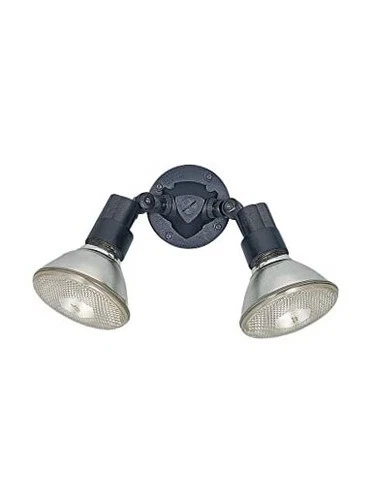  8642-12 Adjustable Swivel Flood Light, Two Black - Picture 1 of 3