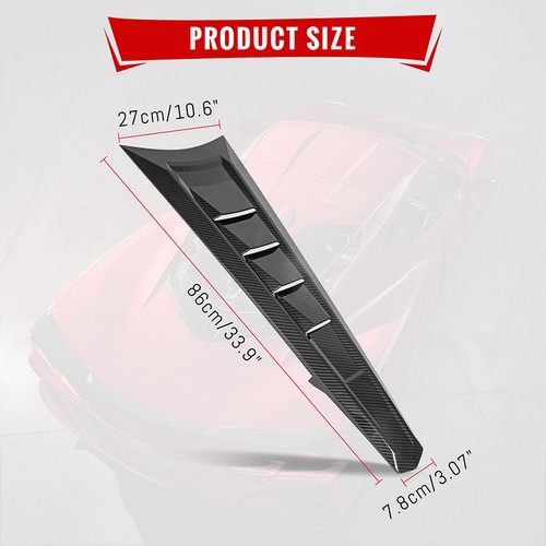 For Corvette C8 Stingray Z51/Z06 2020+ Rear Split Window Cover Carbon Fiber - Picture 10 of 16