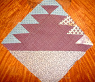 Antique Vintage Sawtooth or Old Maid's Whim Quilt Block  c. 1880-1910’s — photo 1