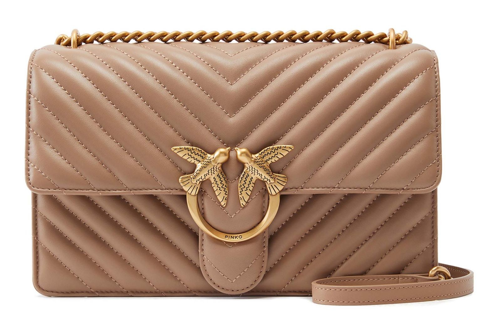 PINKO Classic DC Sheep Nappa Chevron