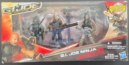 G.I. Joe Retaliation 3 Pack Dojo Set - Roadblock, Beachhead, Kamakura action fig
