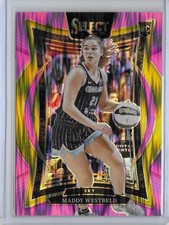 2025 Panini Select WNBA #95 Maddy Westbeld Pink Flash Prizms