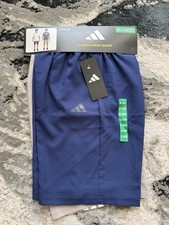 NWT Adidas Youth 2-Pack Shorts - XL 18/20 - Blue  Beige - Elastic Waist