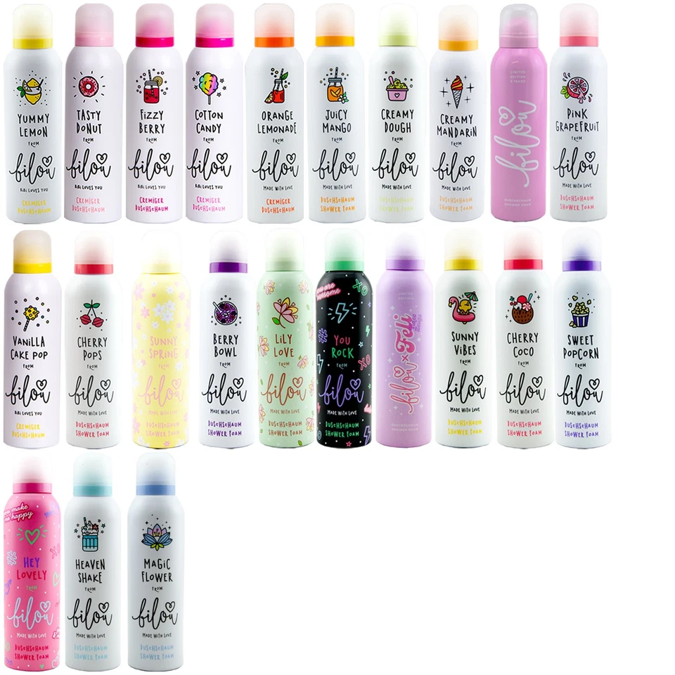 Bilou Duschschaum Juicy Pink Sunny Mandarin Lemon 5years Pink Vanilla Tasty Oran - Bild 1 von 1