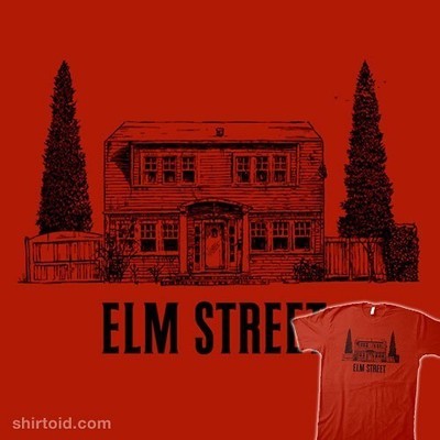 Wes Craven A NIGHTMARE ON ELM STREET Freddy Krueger Final Girl Nancy Art T-SHIRT