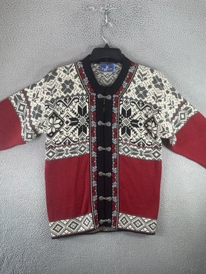 Icewear Sweater Men Medium Nordic Fair isle Wool Outdoor Ski Cabin lopapeysa