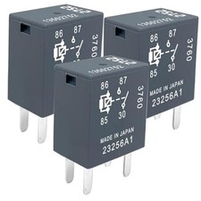 3-Pack 13502752 12V 30A 4-Pin SPST Electrical Relay - Compatible with GM