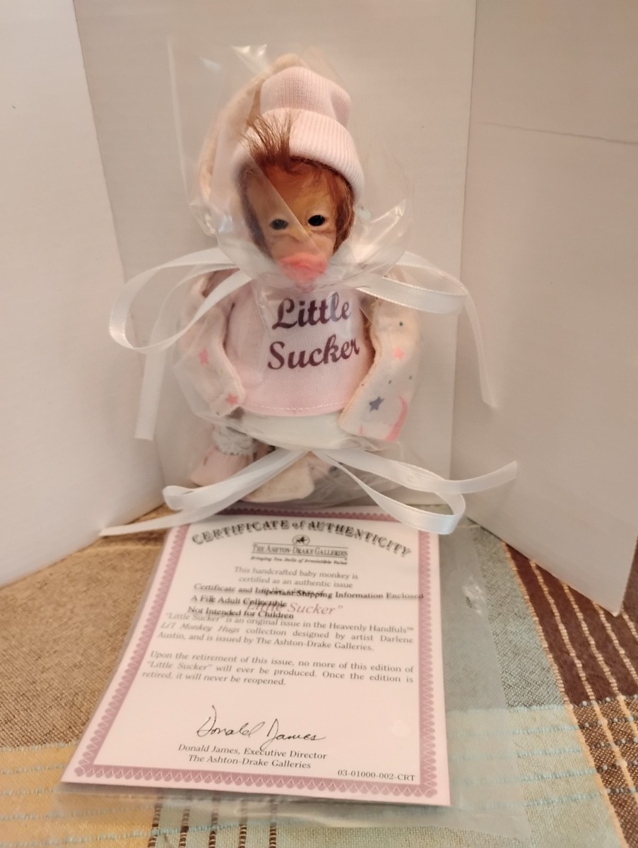 Ashton Drake galleries Little sucker monkey baby doll | eBay