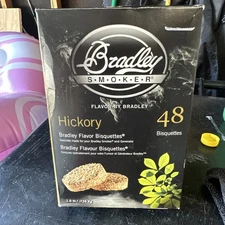 Bisquettes BTHC48 For Grilling and BBQ, Hickory, 48 Pack