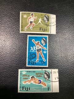 Fiji 1966 QEII 2nd STH Pacific Games (set of 3 stamps) Used