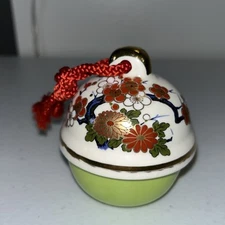 Porcelain Sleigh Bell Japan Sakura Sphere