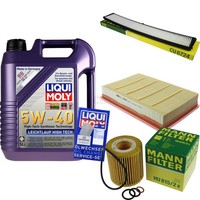 Mann Inspektionspaket 5L Liqui Moly 5W-40 FüR BMW X3 E83 2.0I Xdrive20I
