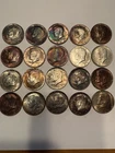 One Roll - 20 Coins of 1969 40% Silver Kennedy Half Dollars