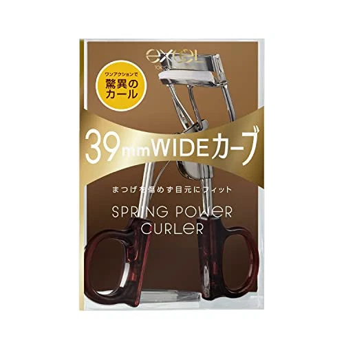 NOEVIR excel Spring power curler Builer Eyelash Brown & Silver 39mm wide curve - Image 2 of 4