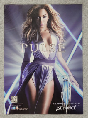 2011 Magazine Advertisement Page Beyonce Pulse Perfume Print
