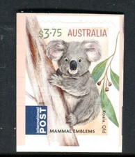 2026 emblemas de mamíferos (internacionales) - sello folleto de koala MUH $3,75