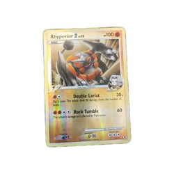 Pokemon TCG Rhyperior E4 32/111 Rising Rivals Reverse Holo
