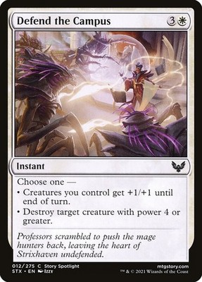 MTG Magic STX Strixhaven - 1x EN NM 012 C Defend the Campus