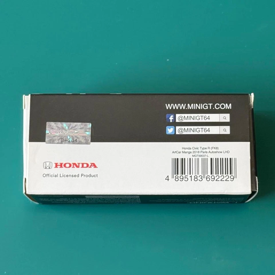 Mini GT Honda Civic Type R Art Car Opened Good Condition - Image 3 of 4
