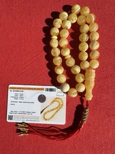 Certified Kiliangradi Baltic Amber Experts  Lab *47.5Grams   12.8mm 33 Beads