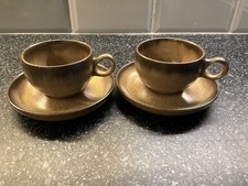 Denby Romany - 2 x Cups & Saucers