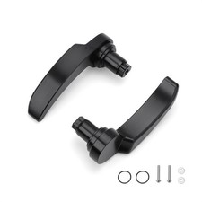 Gloss Black Saddlebag Latch Kit, Stainless Steel Saddle Bag Lid Lifters with ...