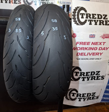 Continental Contimotion 180/55/17&120/70/17 Motorcycle Tyres Partworn S8
