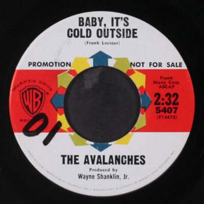 AVALANCHES: baby, it's cold outside / avalanche WB 7'' Single 45 RPM