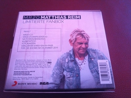 Matthias Reim, MR20 Fanbox, Limitierte Fanbox, Komplett, Selten Zu Bekommen - Bild 2 von 4