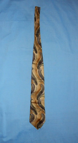 Jerry Garcia 100% Silk Butterfly Study II Collection Thirty-two Neck Tie - Tans - Picture 2 of 5