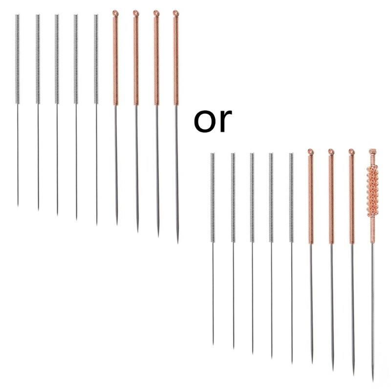 9Pcs/Set Stainless Steel Nozzle Cleaning Needle Drill Bit 0.2-1mm for 3D Printer