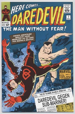 DAREDEVIL 7 - GERMAN REPRINT / VARIANT - SUB-MARINER - STAN LEE - MARVEL - TOP