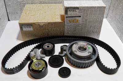 RIEMENSCHEIBE & VERTEILERKIT RENAULT MEGANE II III 1.6 16V (ORIGINAL)
