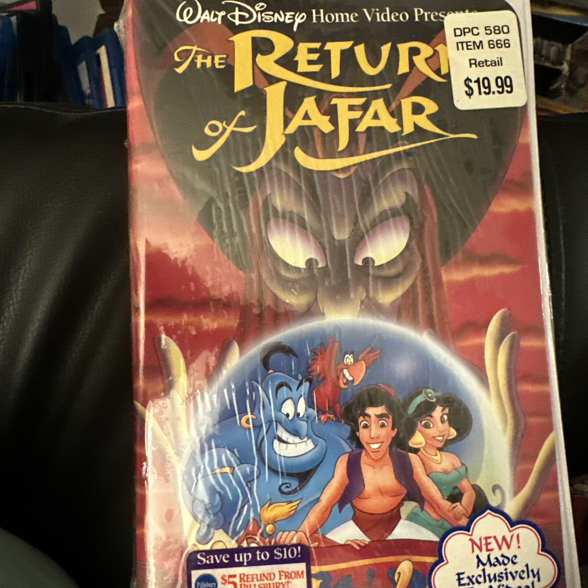 Disney's The Return of Jafar (1994, VHS) Clamshell Case